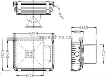70w LED tunel light