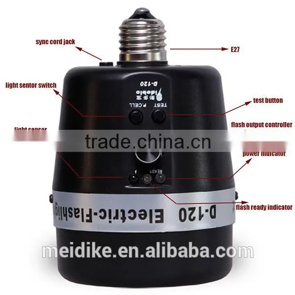 Dison e27 120w flash lamp light for photography equipment