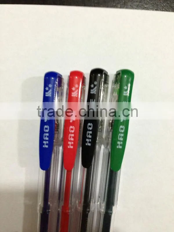 100 style China manufacturer click plastic gel pen