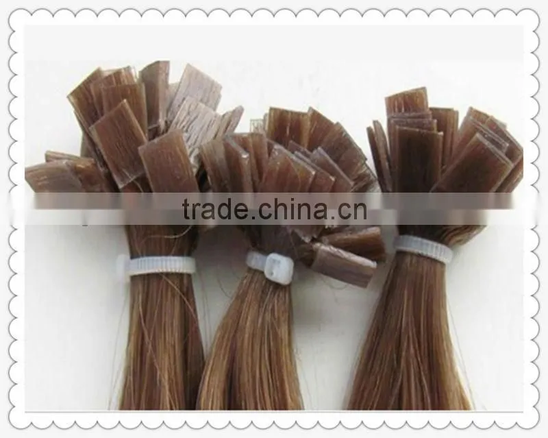 wholesale100% natural human hair piano color 100 keratin tip human hair extension