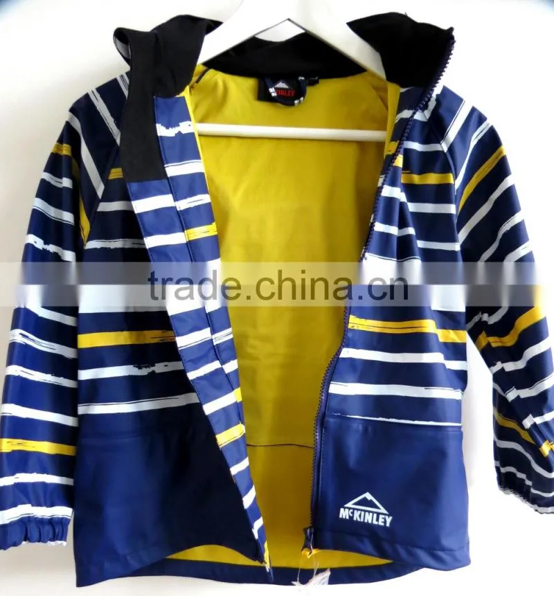 2016 new product kids raincoat fashionable rainwear for kids
