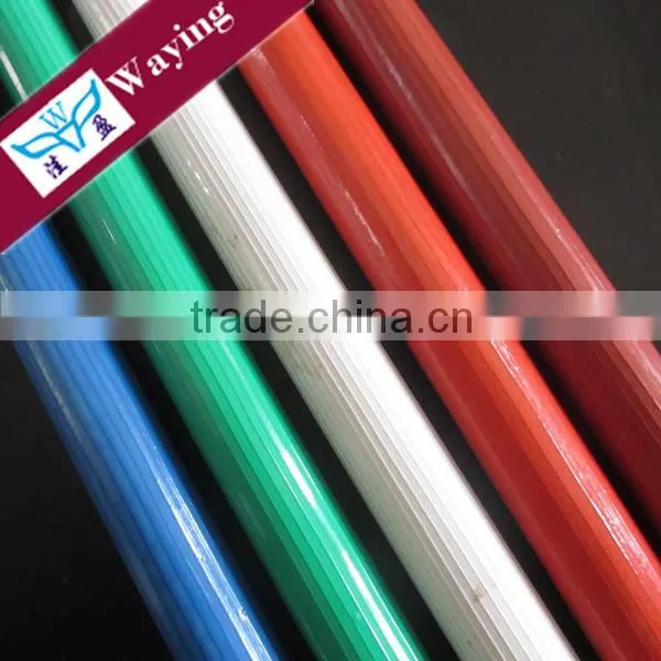 eucalyptus wooden brush handle with PVC coated
