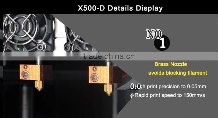 HORI X500-D metal 3d printer full color 3d printer large scale 3d printer