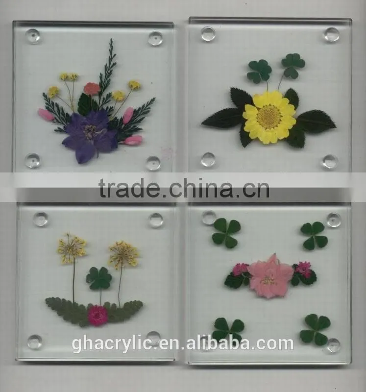 GH-R014 beautiful design Acrylic display sheet / acrylic cup wad