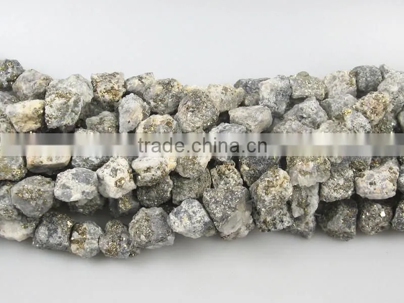 Wholesale White Pyrite Tumbled Stone