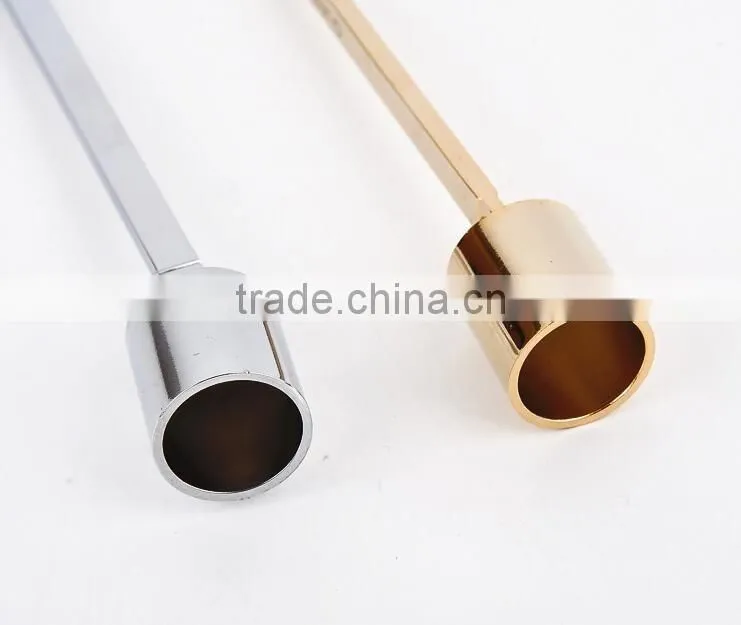 Gold plasting Candle suppressor snuffer candle bell for extinguish candlelight