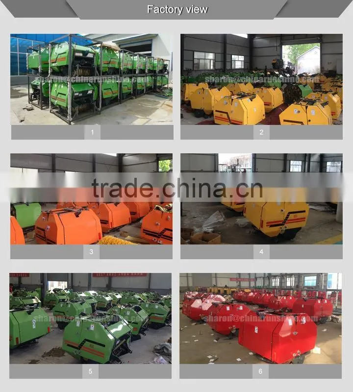 Round hay baler/hay bale press