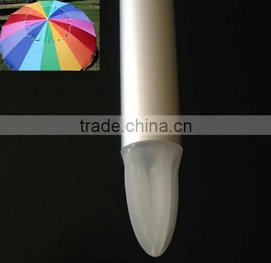Colorful rainbow beach umbrella with tilt outdoor umbrella garden umbrella