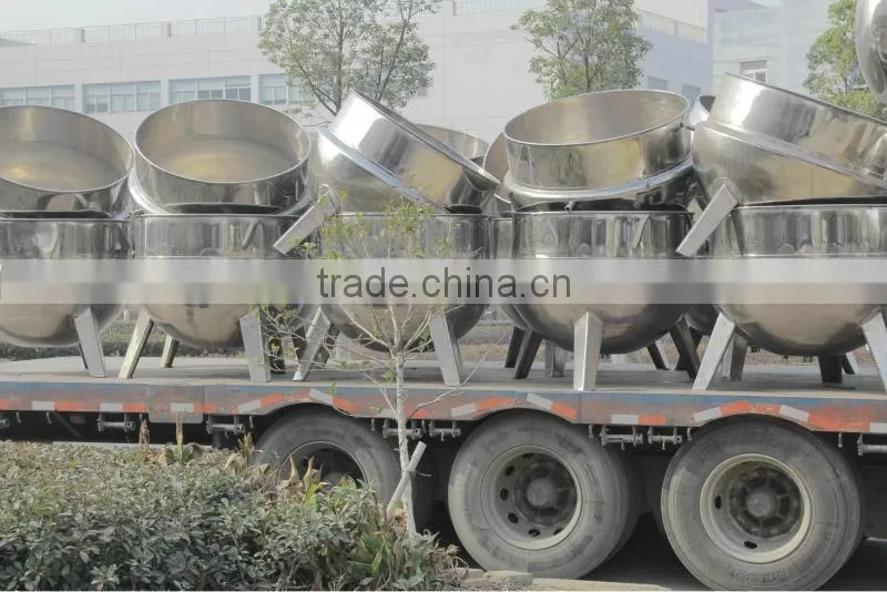 300L steam cooking kettle without agitator