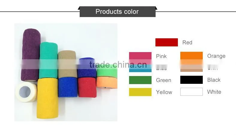 ISO CE FDA Approved Vet Wrap Cohesive Bandage