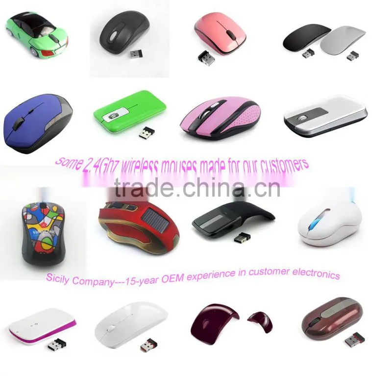 2016 hot sell foldable universal wireless bluetooth mouse