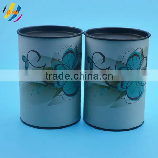 Food grade packaging canister with metal lid
