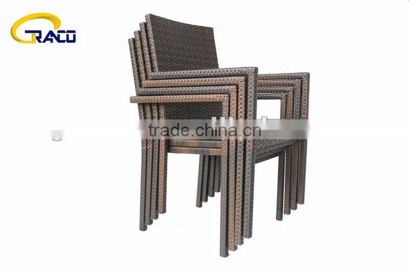 Granco KAL112 patio garden PE rattan table set for outdoor