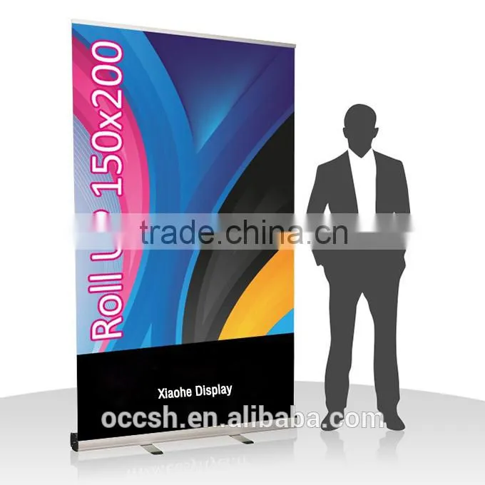 HIgh quality Aluminum Roll up Banner,Roll up stand, scrolling banner stand for Advertisement