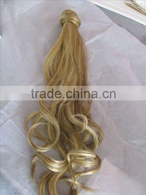 new style curly pony tail hair extension