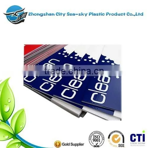 2mm PP Corrugated board for the floor protection/pp corrugated board/plastic sheet