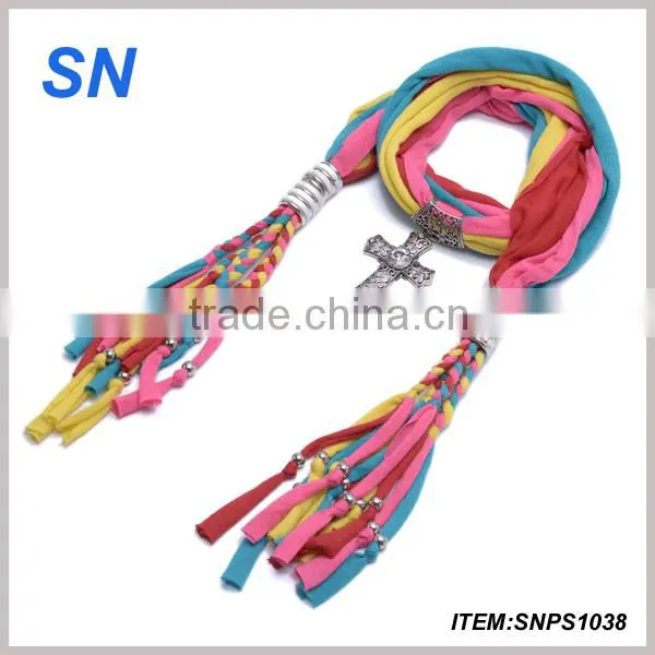2014 latest new women's spring pendant jewelry fashion scarf