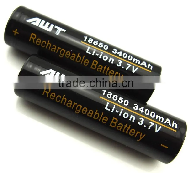 AWT 18650 3400mah large capacity battery LED Flashlight ST-SC3405DCR-5W g700 flashlight AWT 18650