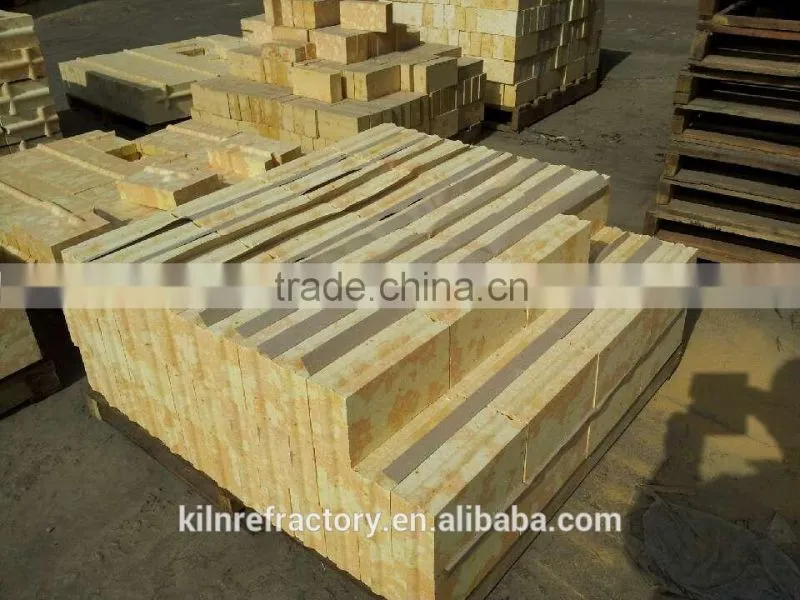 manufacture top quality high refractoriness silica crown brick for industrial furnace