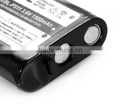EBL P-511 3.6V 1500mAh Ni-Mh Rechargeable Battery for Cordless phone