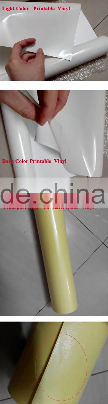 eco solvent printable dark color soccer t-shirts vinyl flex , transfer film