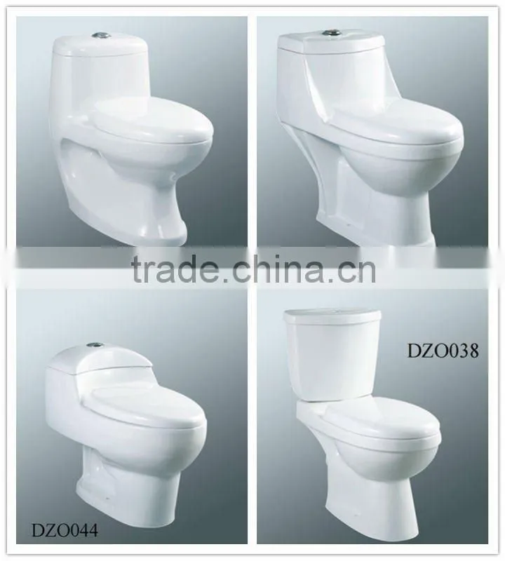 High Quality DZO038 Two Piece western toilet