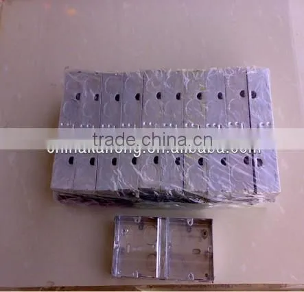 Rectangle two gang wall mount light galv adaptable boxes