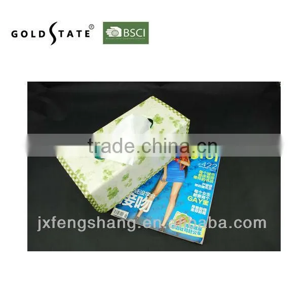 foldable countryside style waterproof napkin storage/sorting box