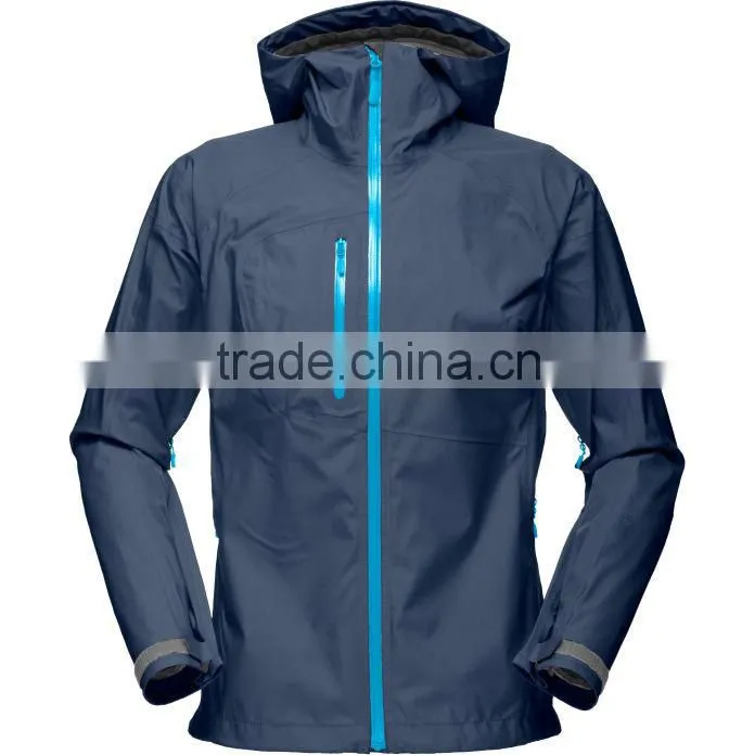 Hooded waterproof trekking jacket