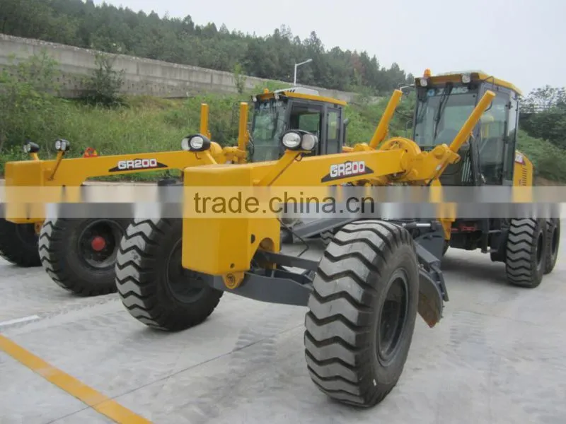 GR180 motor grader with DECE engine, rear ripper and front blade