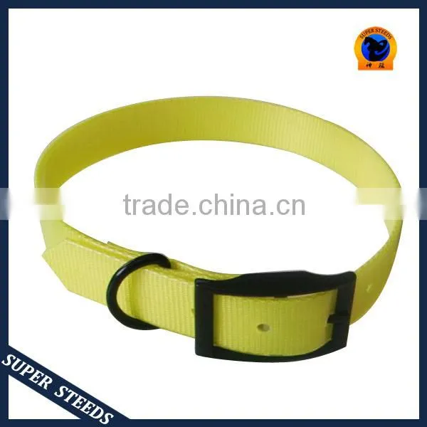 Abrasion resistant TPU hunting dog collar with gun black buckle