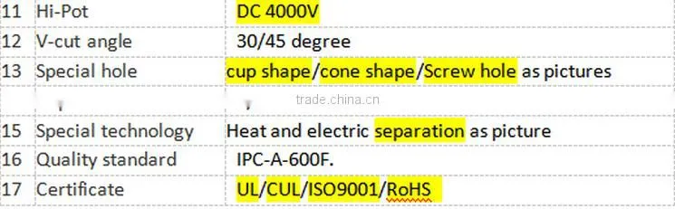 Large quantities PCB with factory price double side FR4 PCB mobile board manufactor