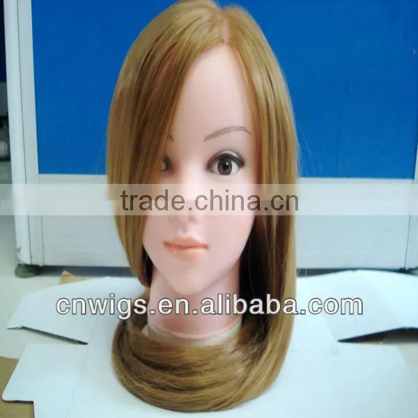 Custom Made male training head with 100% human hair