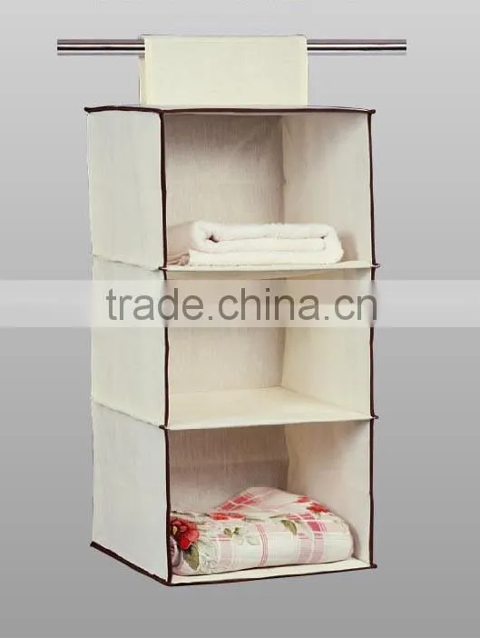 3 shelf hanging closet organizer