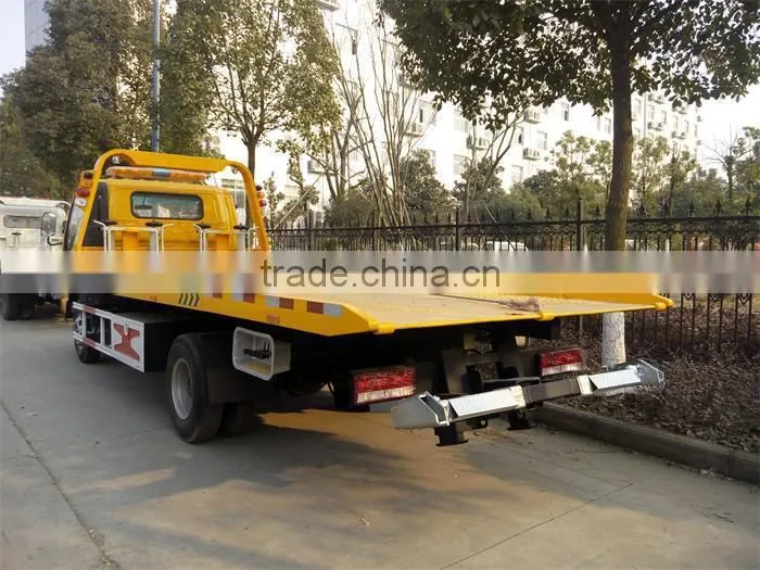 2015 yellow color China JAC road wrecker truck