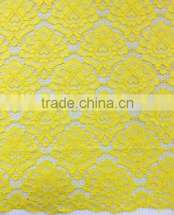 Wholesale Good Quality Polyester Strand Lace Fabric T8051