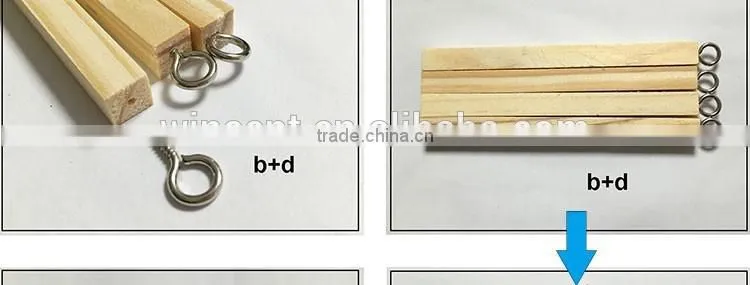 Wooden suspension bridge Puzzle Physics school toy