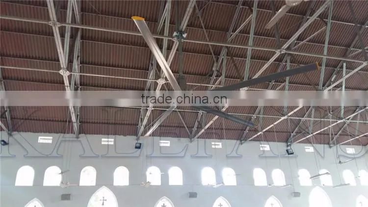 6.1M Diameter Metal Fan Blades Large HVLS Ceiling Fan Malaysia
