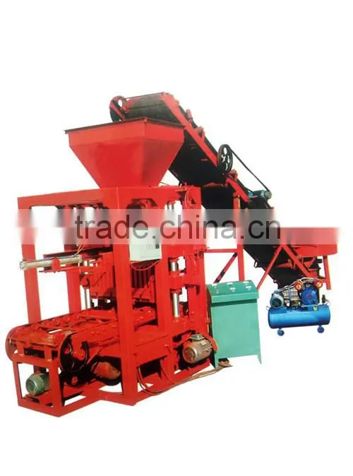 Concrete block machine QTJ4-35B semi-automatic small cement block making machine
