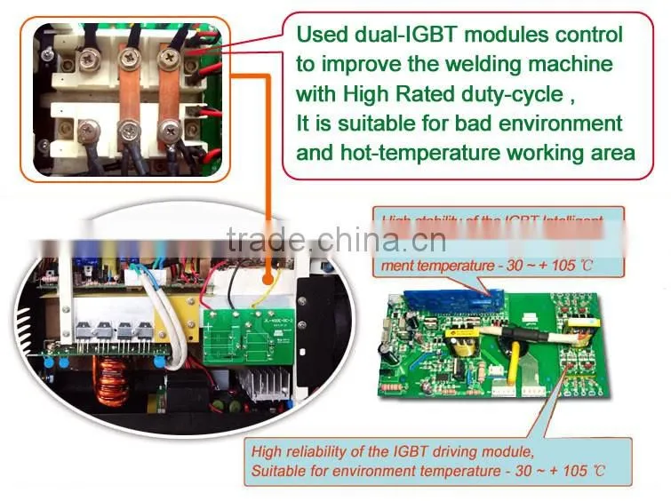 Industrial grade arc portable mma inverter welding machine price ZX7-400E