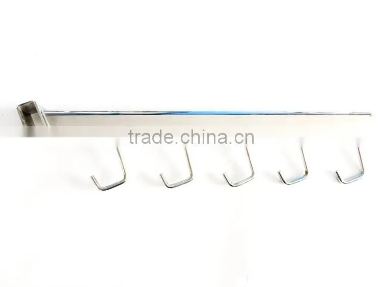 Metal euro hooks plastic cardboard pegboard hooks