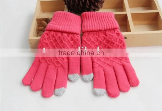 Simple Style Convenient Gloves Finger Touch Screen Gloves For Hands Warm