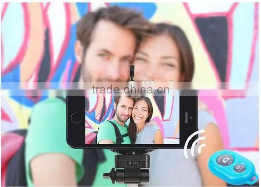 2014 new inventions mobile phone extendable hand held monopod with bluetooth remote control shutter -wholesale cheap price