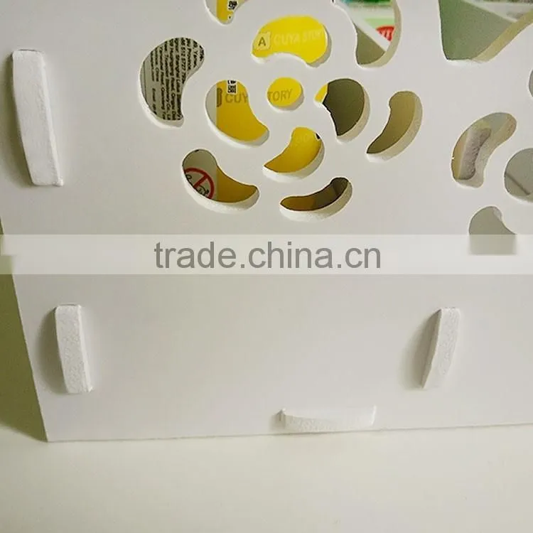 Bedroom regularly plastic book storage box with drawer