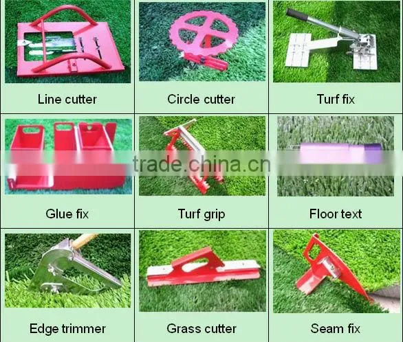 all kinds artificial turf tools