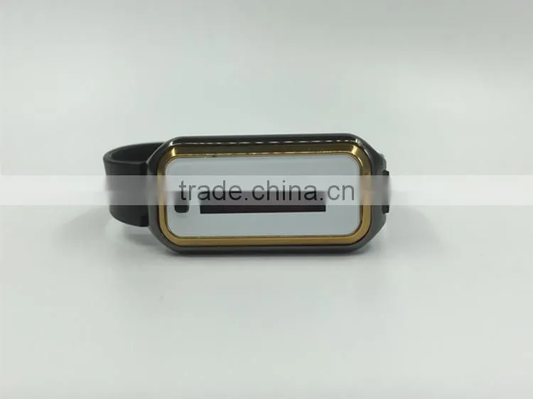 2015 New Fashion Health Assistant Waterproof Bluetooth Wristband Good Quality Customized FitnessTracker Pedometer Wristband