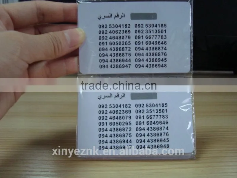 rechargeable phone card