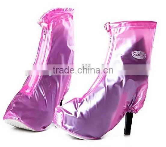 ladies PVC rain boots cover