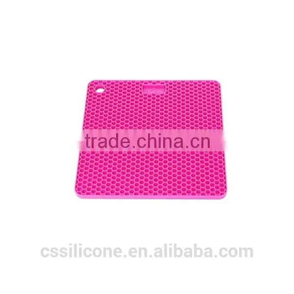 tableware heatproof nonslip silicone cup mat in high quality