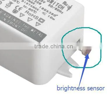 High sensitive microwave motion sensor switch 35W indoor motion sensor with LED light switch